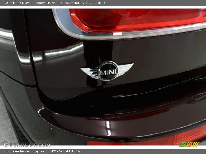 Pure Burgundy Metallic / Carbon Black 2017 Mini Clubman Cooper