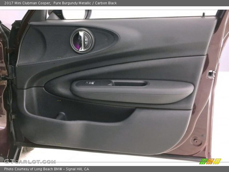 Pure Burgundy Metallic / Carbon Black 2017 Mini Clubman Cooper