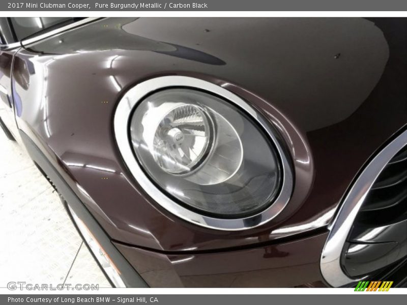 Pure Burgundy Metallic / Carbon Black 2017 Mini Clubman Cooper