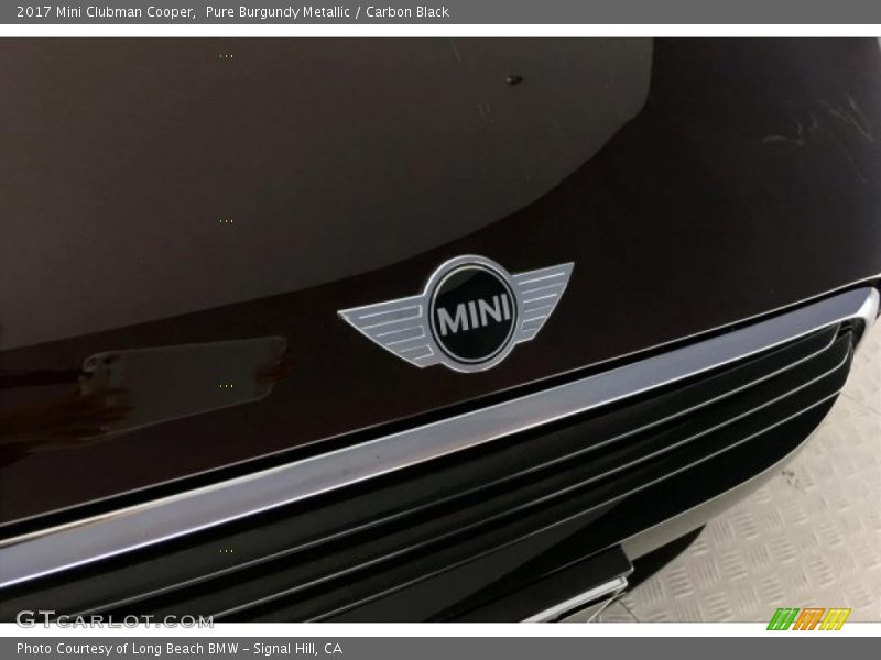 Pure Burgundy Metallic / Carbon Black 2017 Mini Clubman Cooper