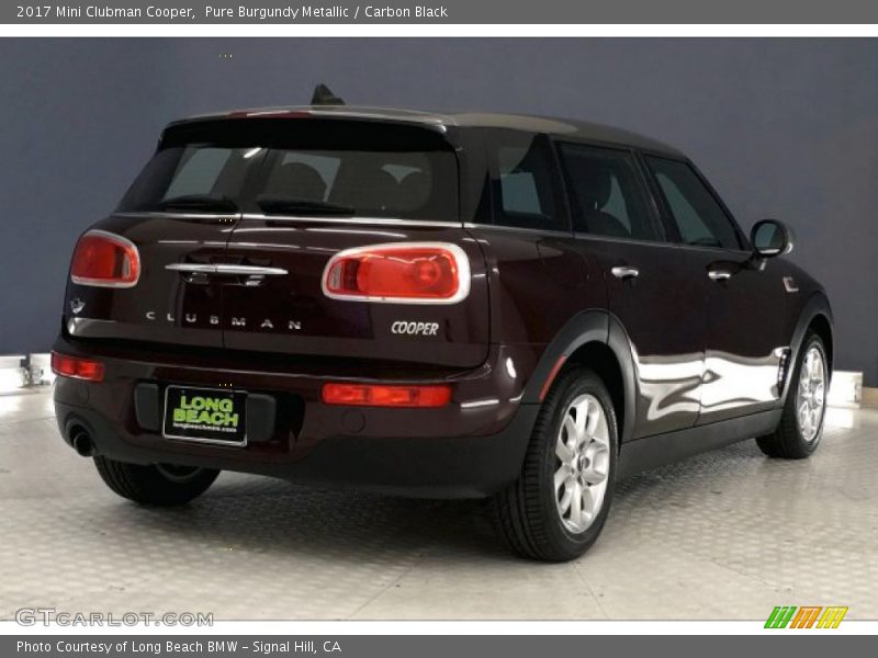 Pure Burgundy Metallic / Carbon Black 2017 Mini Clubman Cooper