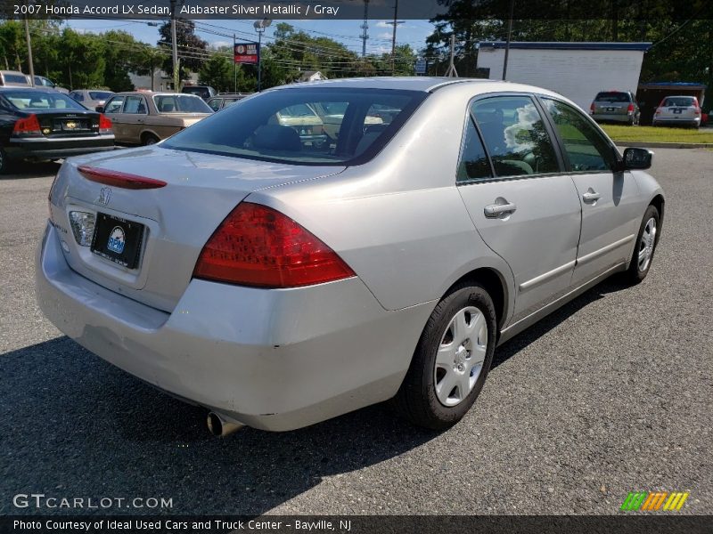 Alabaster Silver Metallic / Gray 2007 Honda Accord LX Sedan