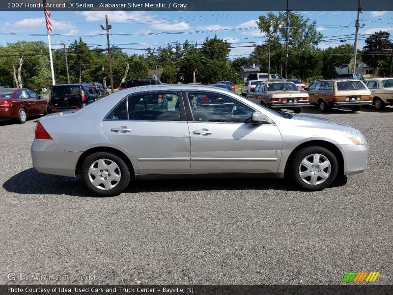 Alabaster Silver Metallic / Gray 2007 Honda Accord LX Sedan