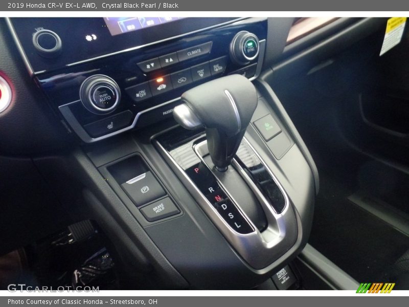 Crystal Black Pearl / Black 2019 Honda CR-V EX-L AWD