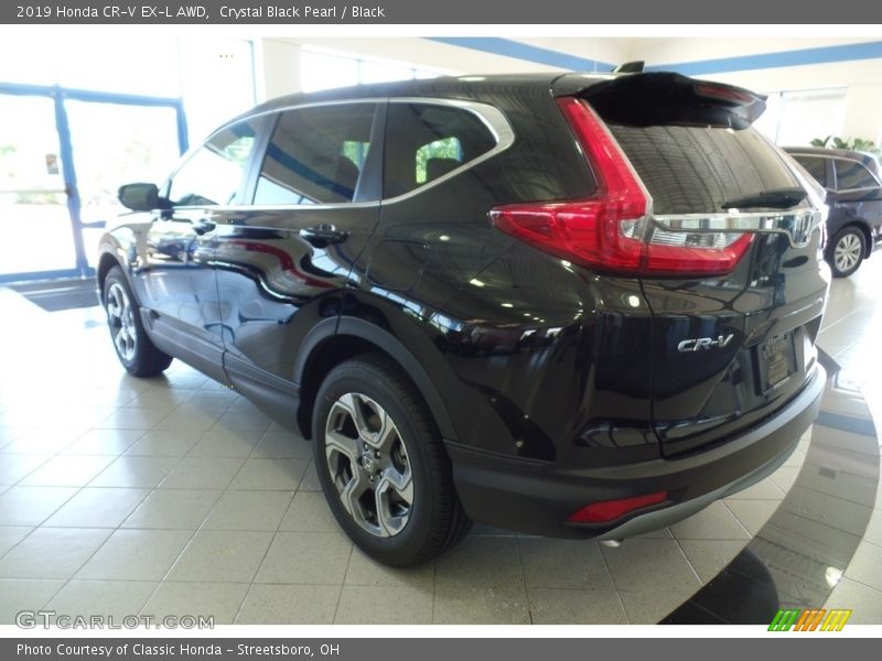Crystal Black Pearl / Black 2019 Honda CR-V EX-L AWD