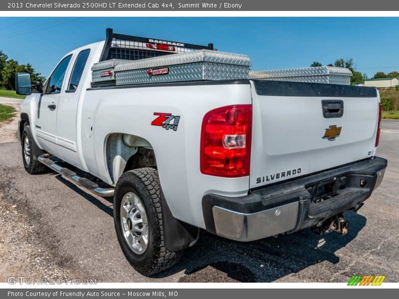 Summit White / Ebony 2013 Chevrolet Silverado 2500HD LT Extended Cab 4x4