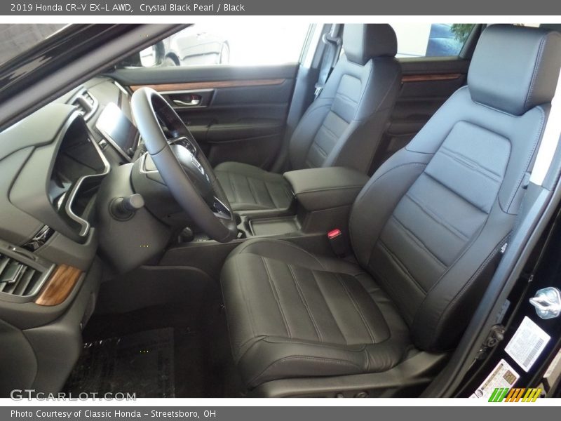 Crystal Black Pearl / Black 2019 Honda CR-V EX-L AWD