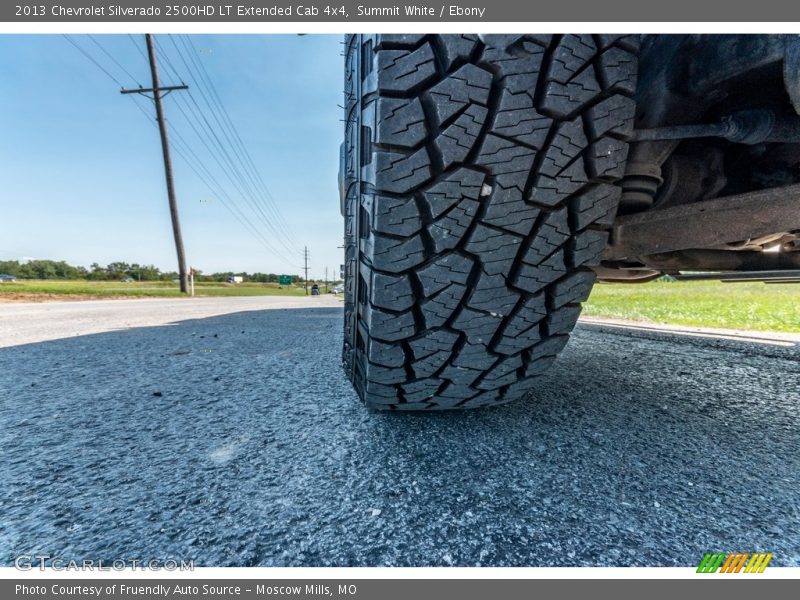 Summit White / Ebony 2013 Chevrolet Silverado 2500HD LT Extended Cab 4x4