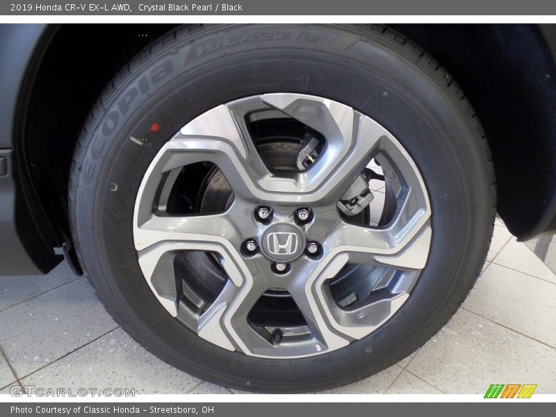 Crystal Black Pearl / Black 2019 Honda CR-V EX-L AWD