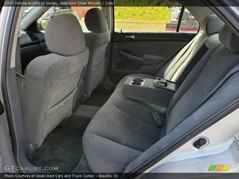 Alabaster Silver Metallic / Gray 2007 Honda Accord LX Sedan
