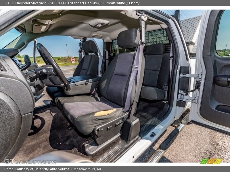 Summit White / Ebony 2013 Chevrolet Silverado 2500HD LT Extended Cab 4x4