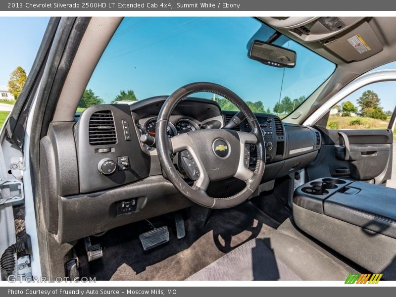 Summit White / Ebony 2013 Chevrolet Silverado 2500HD LT Extended Cab 4x4