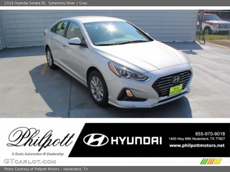 Symphony Silver / Gray 2019 Hyundai Sonata SE