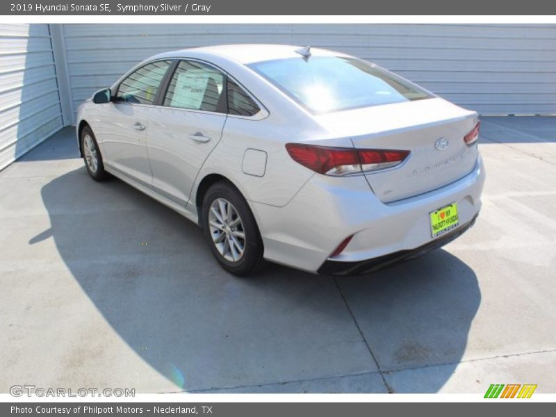 Symphony Silver / Gray 2019 Hyundai Sonata SE