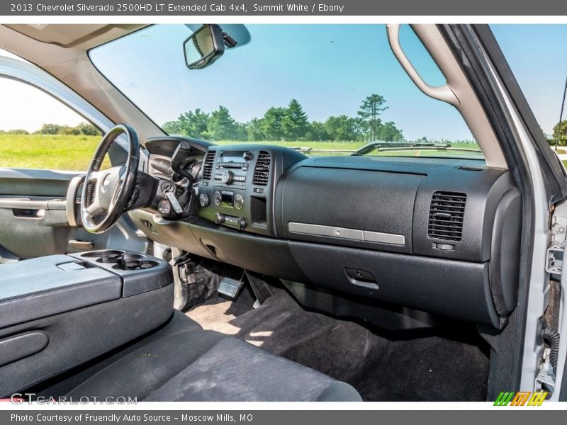 Summit White / Ebony 2013 Chevrolet Silverado 2500HD LT Extended Cab 4x4