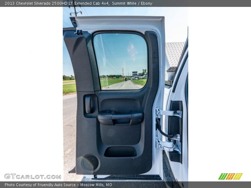 Summit White / Ebony 2013 Chevrolet Silverado 2500HD LT Extended Cab 4x4