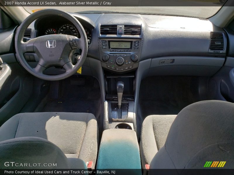 Alabaster Silver Metallic / Gray 2007 Honda Accord LX Sedan