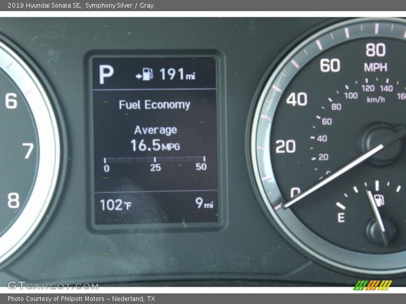Symphony Silver / Gray 2019 Hyundai Sonata SE