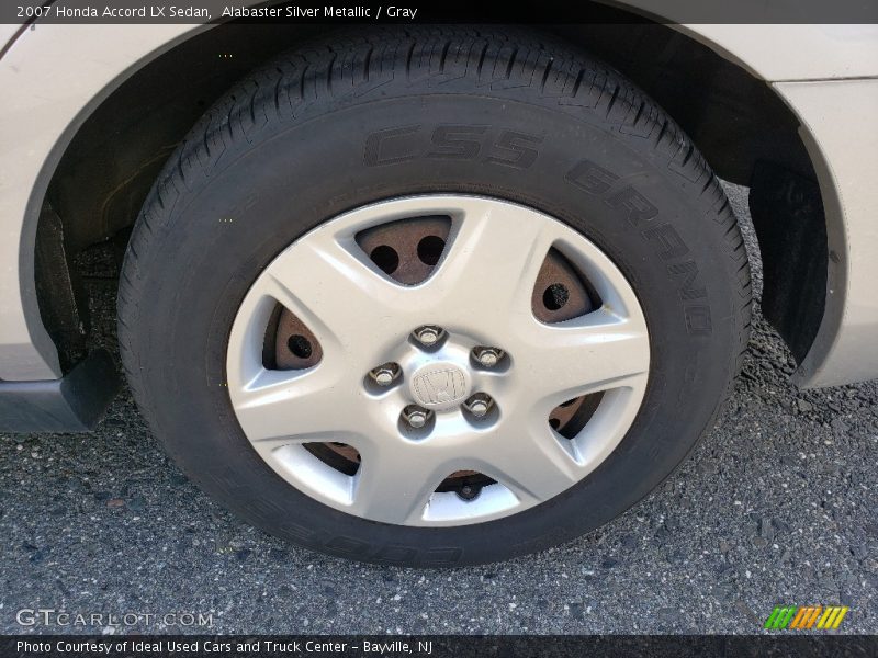 Alabaster Silver Metallic / Gray 2007 Honda Accord LX Sedan