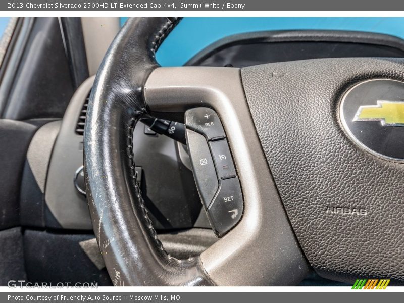 Summit White / Ebony 2013 Chevrolet Silverado 2500HD LT Extended Cab 4x4