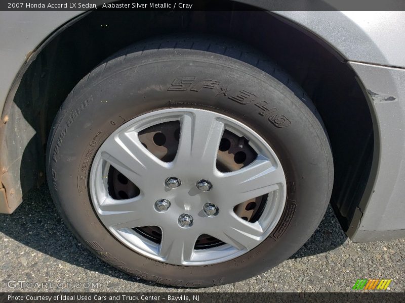 Alabaster Silver Metallic / Gray 2007 Honda Accord LX Sedan