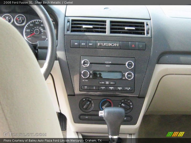 Silver Birch Metallic / Camel 2008 Ford Fusion SE