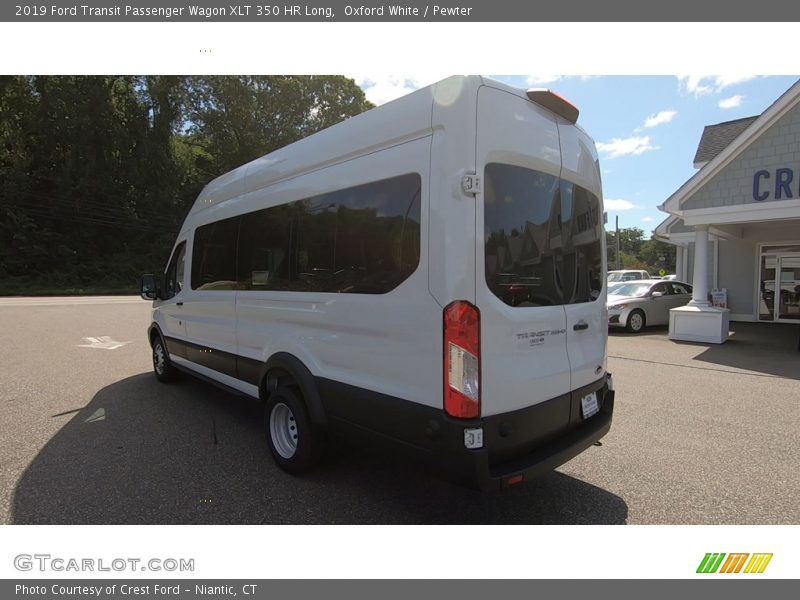 Oxford White / Pewter 2019 Ford Transit Passenger Wagon XLT 350 HR Long