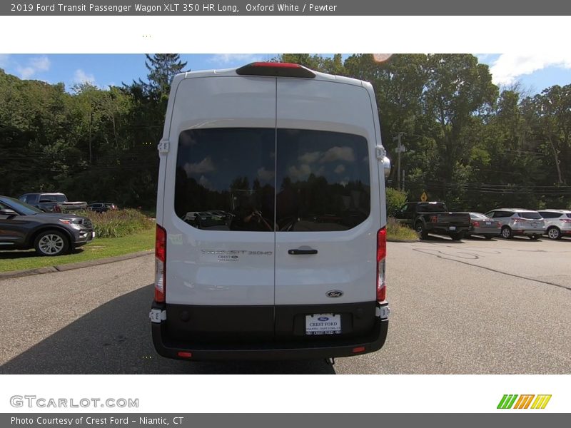 Oxford White / Pewter 2019 Ford Transit Passenger Wagon XLT 350 HR Long