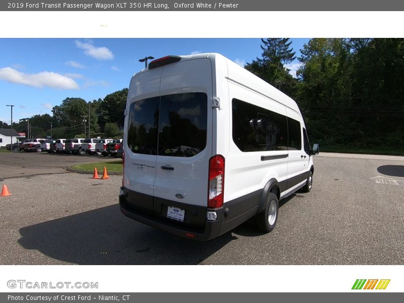 Oxford White / Pewter 2019 Ford Transit Passenger Wagon XLT 350 HR Long