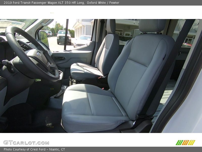Oxford White / Pewter 2019 Ford Transit Passenger Wagon XLT 350 HR Long