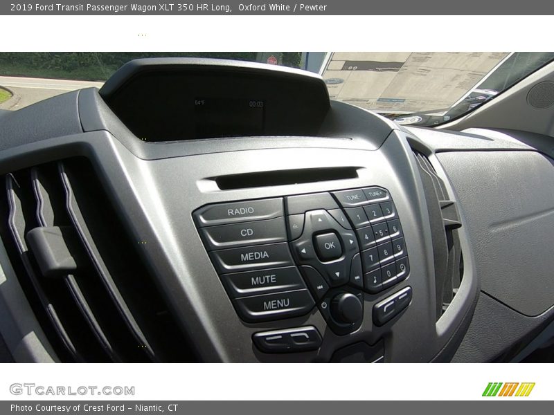 Oxford White / Pewter 2019 Ford Transit Passenger Wagon XLT 350 HR Long