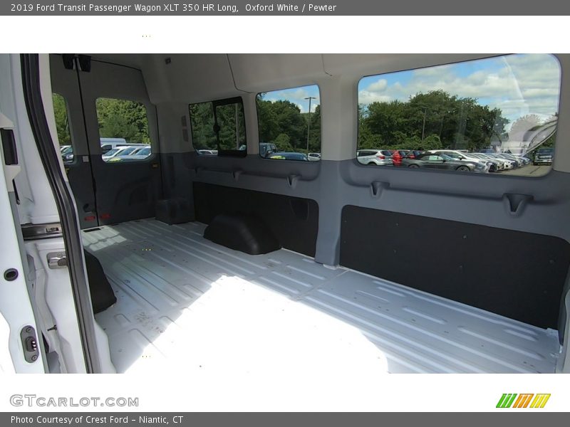 Oxford White / Pewter 2019 Ford Transit Passenger Wagon XLT 350 HR Long