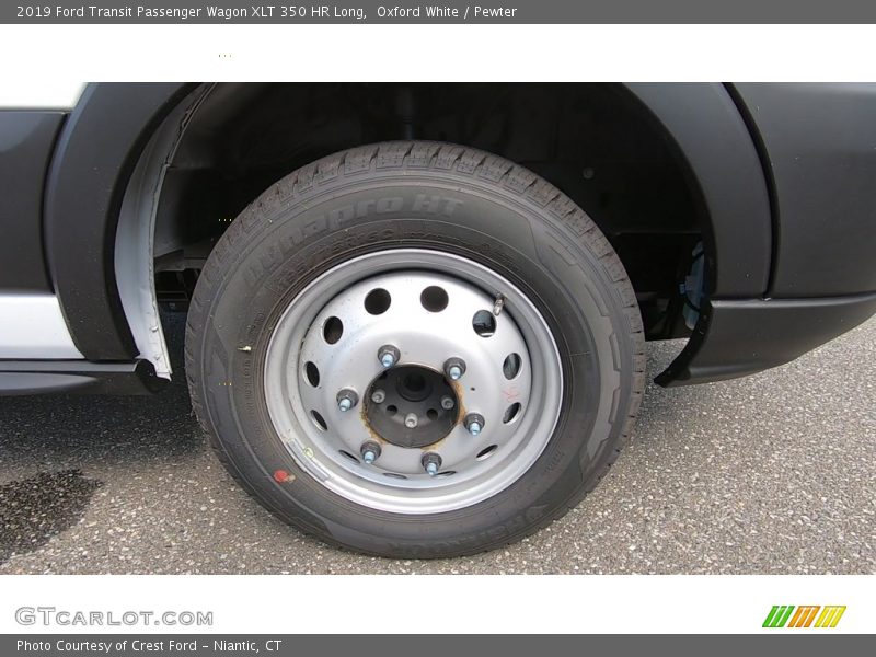 Oxford White / Pewter 2019 Ford Transit Passenger Wagon XLT 350 HR Long