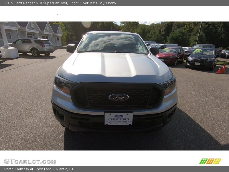 Ingot Silver Metallic / Ebony 2019 Ford Ranger STX SuperCab 4x4