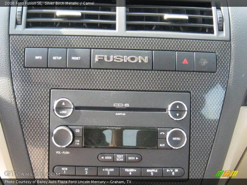 Silver Birch Metallic / Camel 2008 Ford Fusion SE