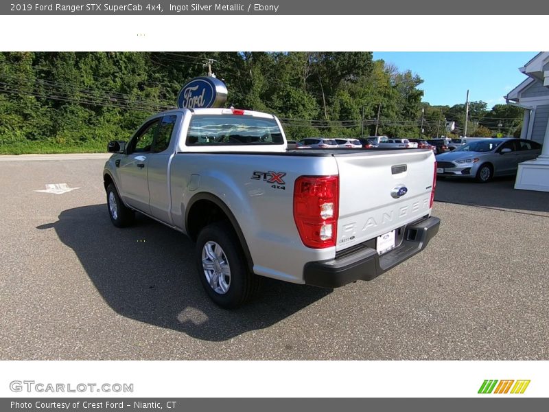 Ingot Silver Metallic / Ebony 2019 Ford Ranger STX SuperCab 4x4