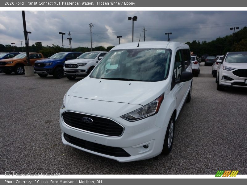 Frozen White / Ebony 2020 Ford Transit Connect XLT Passenger Wagon