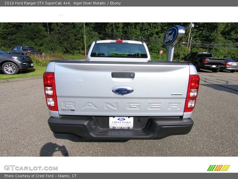 Ingot Silver Metallic / Ebony 2019 Ford Ranger STX SuperCab 4x4