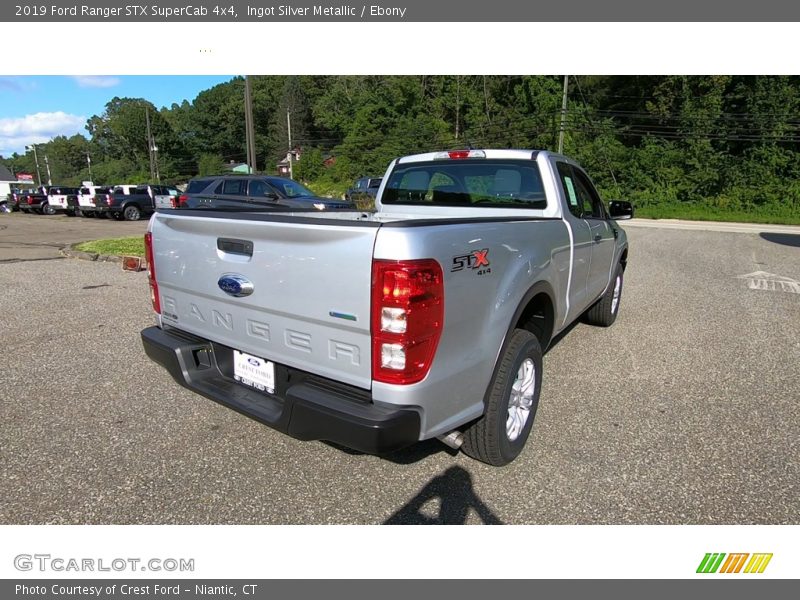 Ingot Silver Metallic / Ebony 2019 Ford Ranger STX SuperCab 4x4