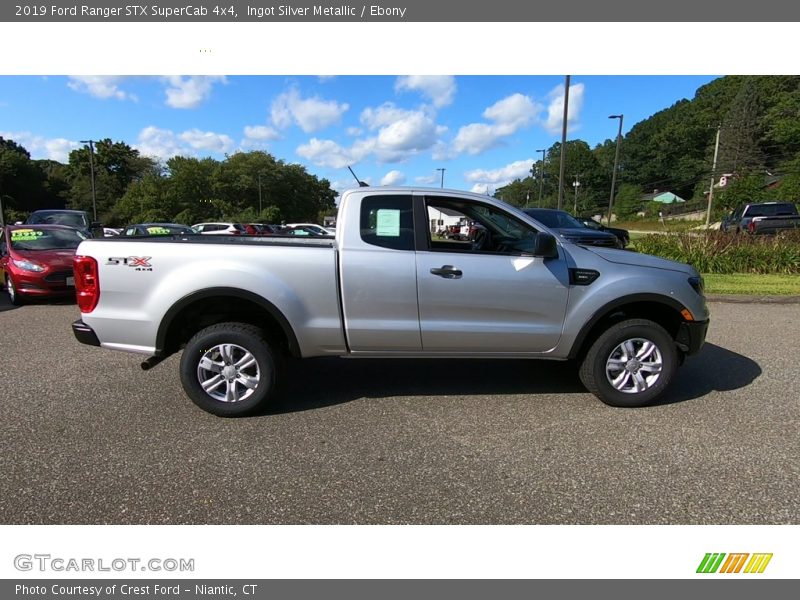 Ingot Silver Metallic / Ebony 2019 Ford Ranger STX SuperCab 4x4