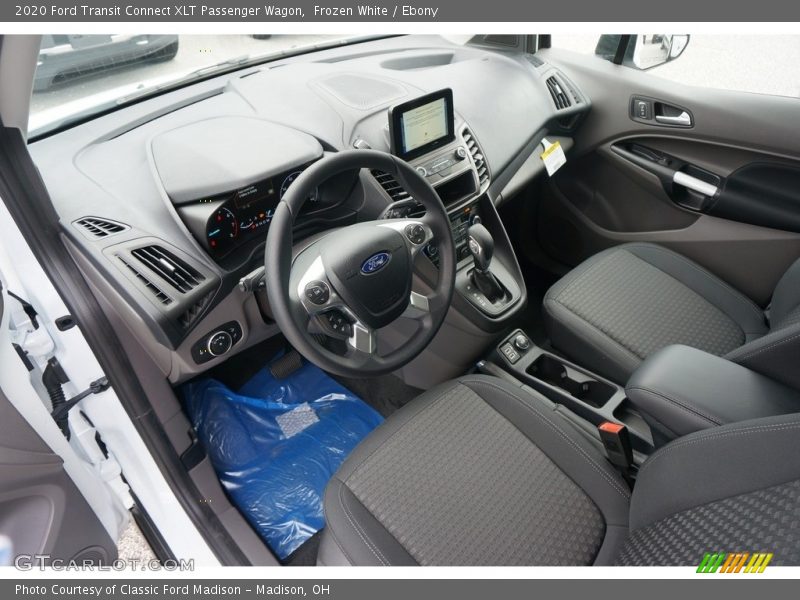  2020 Transit Connect XLT Passenger Wagon Ebony Interior