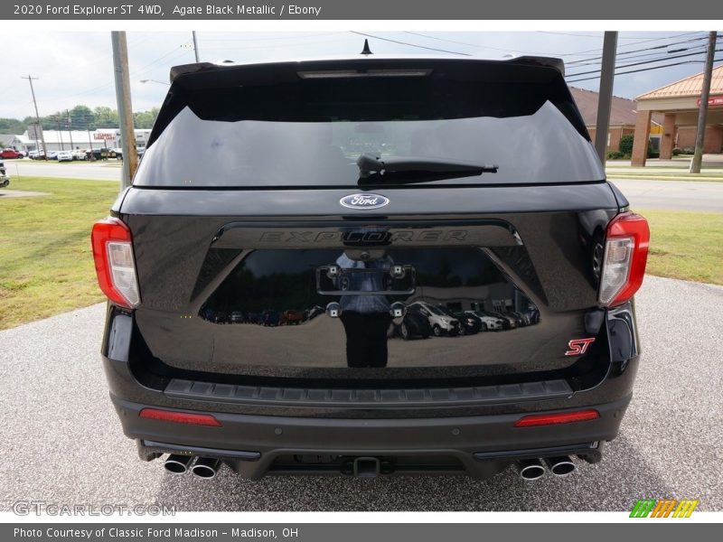 Agate Black Metallic / Ebony 2020 Ford Explorer ST 4WD