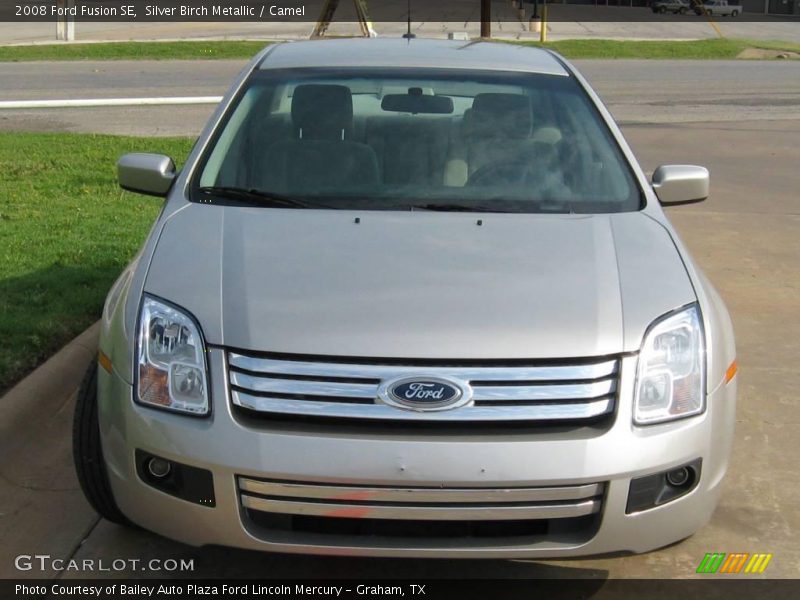 Silver Birch Metallic / Camel 2008 Ford Fusion SE