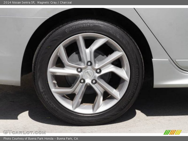 Magnetic Gray / Charcoal 2014 Nissan Sentra SR