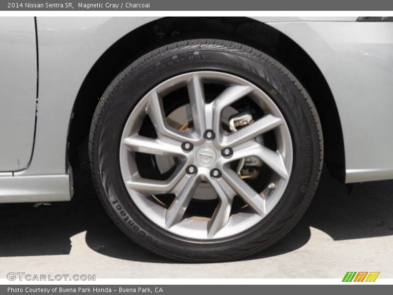 Magnetic Gray / Charcoal 2014 Nissan Sentra SR