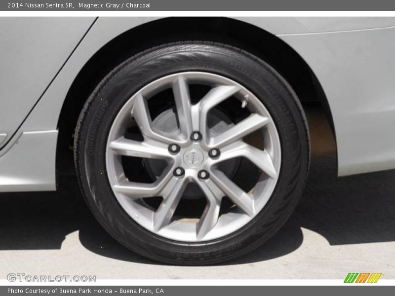 Magnetic Gray / Charcoal 2014 Nissan Sentra SR