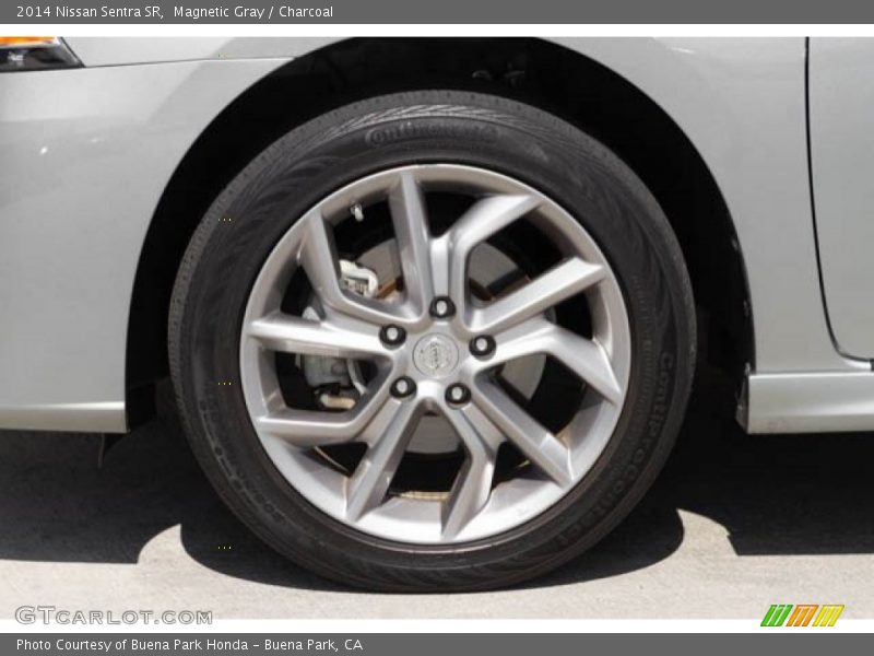Magnetic Gray / Charcoal 2014 Nissan Sentra SR