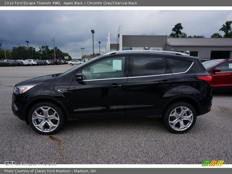 Agate Black / Chromite Gray/Charcoal Black 2019 Ford Escape Titanium 4WD