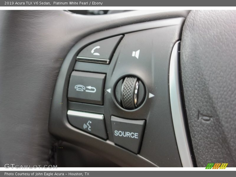 Platinum White Pearl / Ebony 2019 Acura TLX V6 Sedan