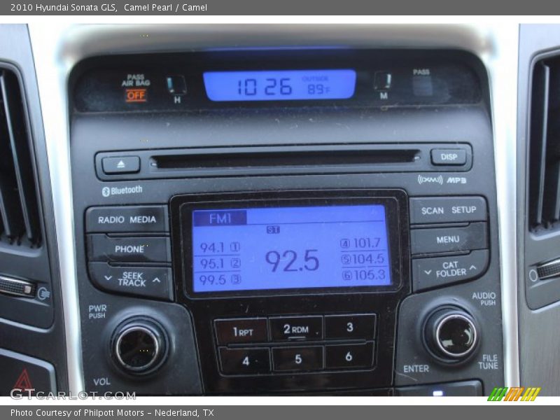 Camel Pearl / Camel 2010 Hyundai Sonata GLS